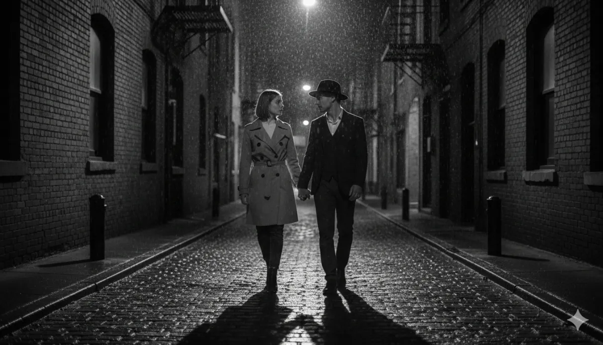 Quiet Alley Light Shafts